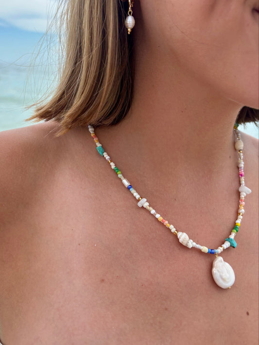 Beaded Golden Hour Necklace